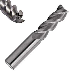 Hochwertiger Alufräser von Corintian für Aluminium, Kunststoff und andere Materialien, Ø 1-12mm, Dreischneidrig, Vollhartmetall