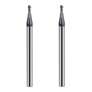 Hartmetall Kugelkopffräser für Metalle, Holz und Kunststoff, HRC 55, AlTiN Beschichtung