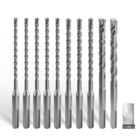 CSOOM SDS Plus Bohrer 5,5,6,6,6,8,8,8,10,12mm - professionell für Beton, Stein und Naturstein