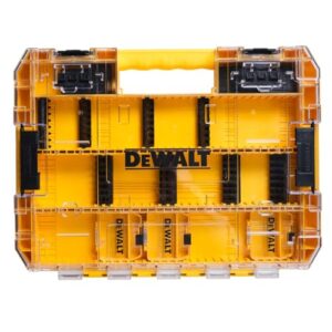 DeWalt DT70804-QZ Großer robuster Koffer Bit-Bar-Organizer für Elektrowerkzeugzubehör und Kleinteile mit vielfältigen Organisationsmöglichkeiten
