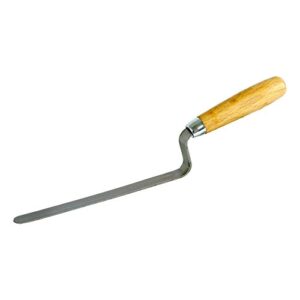 Deutsche Fugenkelle 6 mm, flacher Hals, 'PB', Werkzeug für Heimwerker und Handwerker, Stahlkonstruktionsmaterial, konische Form flexibel geschliffen