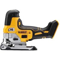 Dewalt 18 Volt Akku-Pendelhub-Stichsäge DCS335N, leistungsstarkes Werkzeug für Heimwerker und Profis mit bürstenlosen Motor und 3-stufiger Pendelhubsteuerung, Sägekörper aus Alu-Druckguss, werkzeugloser Sägeblattwechsel und Lieferumfang ohne Akku und Ladegerät