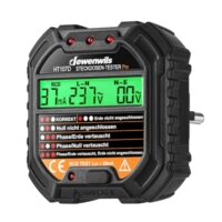 Steckdosentester für elektrische Wartungs Tests, RCD-Prüfung und LCD-Voltage-Display, 6 Arten von Fehlerdiagnose