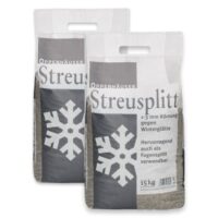 OPPENHÄUSER DIABAS Streusplitt 30kg Profikörnung 1-3 mm, sicherer Wintereinsatz für Wege