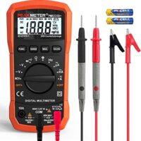 Digital Multimeter mit automatischer Bereichswahl, Multifunktionstester für AC/DC-Spannung, AC/DC-Strom, Widerstand, Durchgang, Kapazität und Frequenzmessung