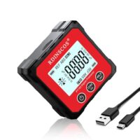 Digitaler LCD Winkelmesser für Zimmerleute und Heimwerker, magnetischer Neigungsmesser mit Display und Flip-Funktion