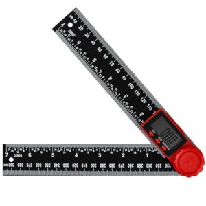 Digitaler Winkelmesser mit 360°-Rotation und Anzeige, genaue Messung von Winkeln für DIY-Projekte, Holzbearbeitung, Bauwesen und Messung