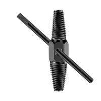Doppelkopf Schraubenausdreher für die Wartung und Reinigung von Rohrleitungen, mit 1/2 und 3/4 Zoll Gewinde, ideal für die Entfernung von defekten Schrauben und Gewinderohren.