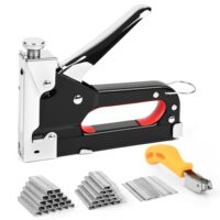 Dreamhigh Handtacker Set, 3-In-1 Tacker für Holz, 3000 Handtacker für Holz mit Klammern Tackerpistole für Tischlerei, Dekoration, Befestigung