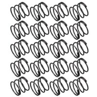 Druckfeder, Spiralfeder, Stahlfeder, 1.2 mm Drahtdurchmesser, 18mm Außendurchmesser, 15mm Freie Länge, Federstahl, Schwarz