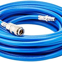 Druckluftschlauch aus PVC-Gewebe mit 10 Metern Länge, Innendurchmesser 6 mm und Druckanschluss 1/4"