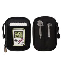 Kleine EDC Tasche mit Klettfläche für DIY, Nylon Multitool EDC Rucksack-Zusatztasche für kleine Werkzeuge