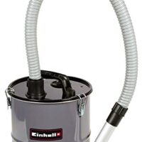 Original Einhell Aschefilter 12 L mit 12 Liter Behälter, Saugeranschluss und metallverstärktem Saugschlauch für effektive Aschenentfernung