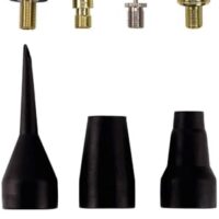Original Einhell 8-tlg. Aufblas-Adapter-Set - Komplettes Set für Fahrradreifen und Ventile, Ballnadel und Adapter für Schraubventile