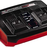 Das Original-Einhell-Ladegerät Power X-Twincharger 3A -Change für Einhell-Akkus, mit permanenter Akkuüberwachung und internem Lademanagement, gleichzeitiges Laden von zwei 18V Akkus.