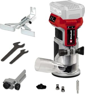 Einhell Professional Akku-Kantenfräse mit 40 mm Hubhöhe und Brushless-Motor für Heimwerker-Projekte