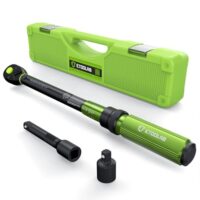 Drehmomentschlüssel Set mit 6'' Verlängerung und 1/2''-3/8'' Adapter für Auto- und Fahrrad-Instandsetzung, professionelle Genauigkeit von ±3%
