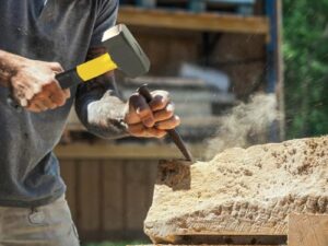Fäustel-Griff aus hochwertigem Glasfaser-Material, ideal für Heimwerker und Handwerker, robuste Konstruktion und hohe Präzision