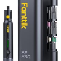 Fanttik F2 PRO Akku Multifunktionswerkzeug mit starker Magnetmotor, Revostor-Hub und 4V Rotationswerkzeug Set zum Schleifen, Polieren, Bohren, Schnitzen und Schneiden.