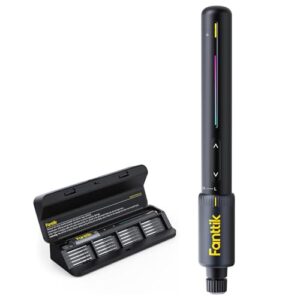 Fanttik K2 Nano 3,7 V lektro-Mini-Bohrstift, Mini Bohrmaschine mit 20 Bohrern, 800-mAh-Akku, DIY Handbohrer Elektrisch Set (Gehäuse, Kunststoff, Harz-Schlüsselanhänger, Leiterplatten, Aluminiumbleche)