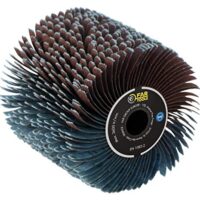 Hochwertige Bürste für Schleifbänder mit Körnung 80 Ø 120 mm/L und Durchmesser 100 mm. Ideal für effizientes Schlifen und Bearbeiten von Oberflächen.