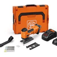 Fein F-IRON Jig 26 AS Set, 2 x 4 Ah Akku, Säge für Holz, Metall und Kunststoff, leistungsstark und präzise, ergonomischer Griff, robustes Design