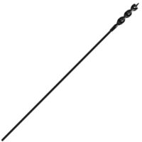 Flexibler Montagebohrer, 9/16 Zoll x 36 Zoll, flexibler Bohrer für Drahtziehen - Universeller Werkzeug mit schwarzer Oxidbeschichtung und maximaler Steifigkeit von 90 Grad.