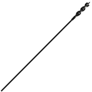 Flexibler Montagebohrer, 9/16 Zoll x 36 Zoll, flexibler Bohrer für Drahtziehen - Universeller Werkzeug mit schwarzer Oxidbeschichtung und maximaler Steifigkeit von 90 Grad.