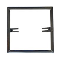 Hochwertiger Fliesenrahmen aus Edelstahl 205 x 255 mm für Badezimmer oder Keller, leicht zu reinigen und lange haltbar.