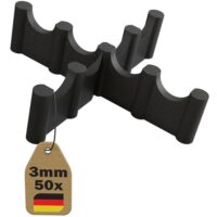 Fugenkreuz aus Kunststoff mit Sollbruchstelle für Terrassenplatten und Pflastersteine, witterungsbeständig und formstabil
