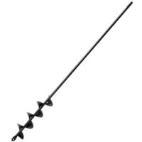 Gartenbohrer 5x60cm für professionelle und private Gartenarbeiten, solide Konstruktion, Spiralbohrer für Löcher bis 60cm Tiefe und 5cm Breite