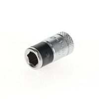 Bit-Adapter für 1/4" Knarre, Einfacher Bit-Wechsel, Passgenauer Halt, Silber