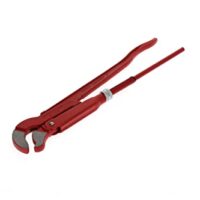 GEDORE 45 Grad abgewinkelte Eck-Rohrzange, 67 mm/2 Zoll Spannweite, S-Maul, massiv, R27140020