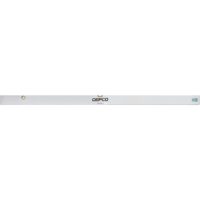 GEPCO Richtlatte 60-200cm 2m Aluminium Putzlatte mit 2 Libellen und Wasserwaage für Verputz- und Nivellierarbeiten