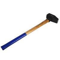 Vorschlaghammer 5 kg aus Stahl mit Hickory-Stiel für Abbrucharbeiten und Heimwerken von GERMANIA
