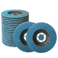 Fächerscheiben zum Entfernen von Entgraten, Polieren, Rost und Finish - GOYADA 20 Stück Fächerscheibe 125mm x 22mm Korn 60