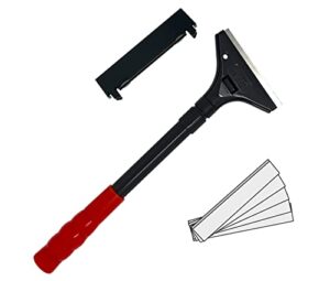 Green Home Farbschaber PREMIUM 30 cm Tapetenschaber mit Schnellwechselvorrichtung und 5 Ersatzklingen für Heimwerker-Aufgaben