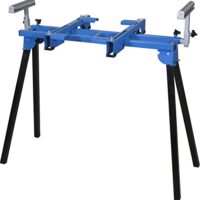 Güde Uni-Maschinen-Gestell GUG 135 - Maximale Spannweite 1530 mm, maximale Traglast 100 kg, Auszug-Rollenführung 0-340 mm und Höhenverstellung Rollenführung 0-145 mm