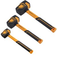 Gummihammer mit Haken und ergonomischem Griff, ideal für Bodenbelag, Holzarbeit und mehr