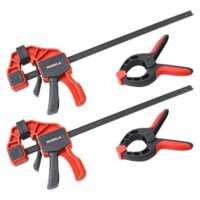 Gunpla Einhandzwinge Set mit 4 Stücken, Spannweite 305 mm und Dehnbereich 440 mm, hohe Spannkraft