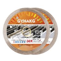 GVHAKG Diamant Trennscheibe 125 mm, Extra dünn für Fliesen, Feinsteinzeug und Granit