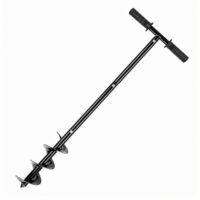 Einstellbarer Handerdbohrer mit 10cm Bohrungstiefe, ideal für Gartenprojekte wie Zaunpfählen und Einpflanzungen