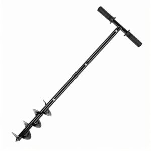 Einstellbarer Handerdbohrer mit 10cm Bohrungstiefe, ideal für Gartenprojekte wie Zaunpfählen und Einpflanzungen