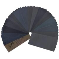 Schleifpapier-Set mit 80-3000 Körnung, nass und trocken verwendbar für Holz, Metall, Auto, Lack, Stein und Glas