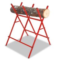 Hebitod Sägepferd, klappbarer Sägebock für Holzfällen, robuste Stahlkonstruktion, Tragfähigkeit bis 100KG, perfekt für Forstwerkstatt und Schneiden von Blockholz