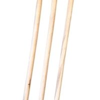 Ersatzstiele für Gartengeräte mit T-Griff aus Buchenholz, 3 Stück 100cm lang, Holzstiele Ø 38 mm, EU-Qualität
