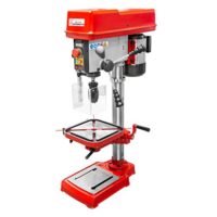 Ergänzung einer Holzmann SB162VN Säulenbohrmaschine, Profis und Einsteiger geeignet, variable Drehzahl und LCD-Anzeige für maximale Präzision und Kontrolle, Vario-Getriebe, ausziehbarer Arbeitstisch und Maximaldurchmesser von 16 mm.