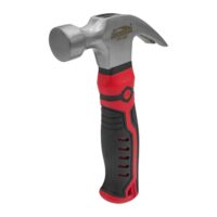 HOUSERAN Klauenhammer, 340g, kleiner Hammer für DIY-Reparatur-Camping-Holzarbeit