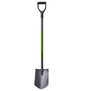 HYCHIKA Schaufel Garten Spaten, robuster Gartenspaten mit D-Griff und ergonomischem Griff für Unkraut jäten und Pflanzen pflanzen