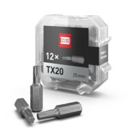Bit-Box TX20 von INBUS, 12 Stück, hochwertige Werkzeuge für Heimwerkerprojekte, Made in Germany